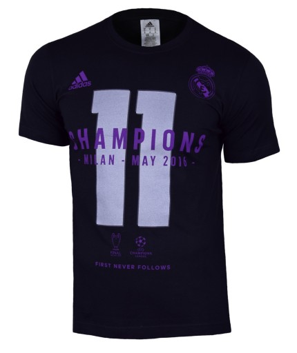 NOWA koszulka ADIDAS czarna REAL MADRYT r. S