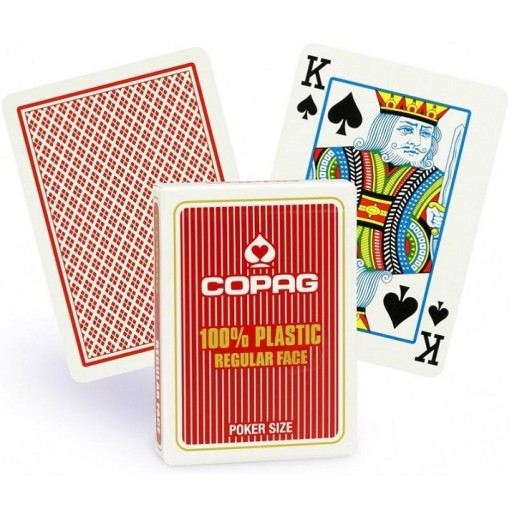 KARTY DO GRY 100% PLASTIK COPAG POKER ZESTAW TALIE