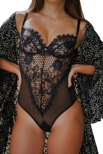 SEKSOWNE BODY DAMSKIE KORONKOWA BIELIZNA EROTYCZNA SEXY DEKOLT KOLORY