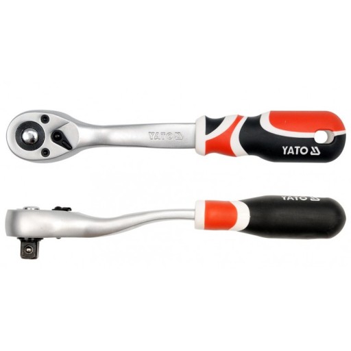 YATO YT-0732 GRZECHOTKA WYGIĘTA 1/2'' 72 zębów