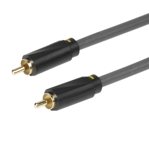 1xRCA - 1xRCA Digital Coaxial 3m 100%OFC 24K Gold Jakość Vivanco Sklep W-wa