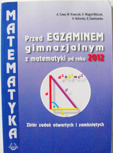 Przed egzaminem gimnazjalnym z matematyki Cewe