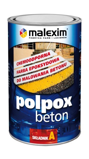 FARBA EPOKSYDOWA POLPOX BETON SZARY RAL 7040 1L