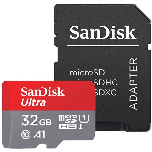 Sandisk Ultra microSDHC 32GB C10 + adapter SD