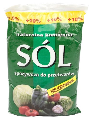 SÓL KŁODAWSKA KAMIENNA NIEJODOWANA SPOŻYWCZA 1,1kg