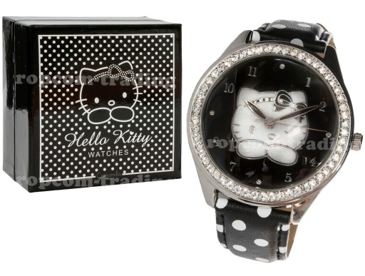 HELLO KITTY ZEGAREK London Black Watch ITALIA