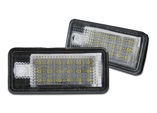AUDI A4 B6 00-04 Lampki LED tablicy rejestracji