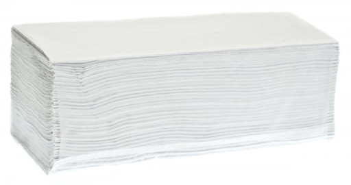 RĘCZNIK PAPIEROWY ZZ BIAŁY KARTON 4000SZT