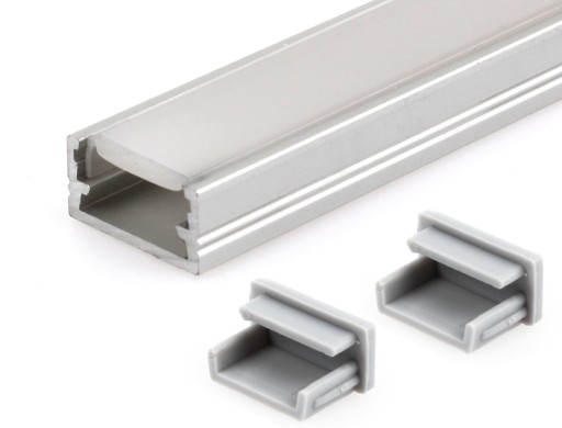 Profil aluminiowy LED 2m LINE mini + zaślepki