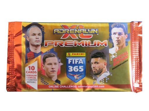 PANINI KARTY PIŁKARSKIE FIFA 365 2018 SASZETKA PREMIUM LIMITED GWARANTOWANY