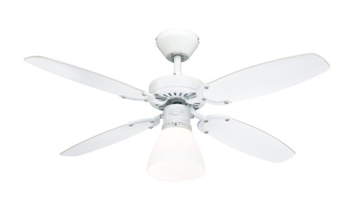 WENTYLATOR WIATRAK SUFITOWY LAMPA CAPITOL biały