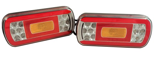 LAMPA TYLNA ZESPOLONA LED KOMPLET FT-130 NT 5 funkcji Przyczepa AUTO LAWETA