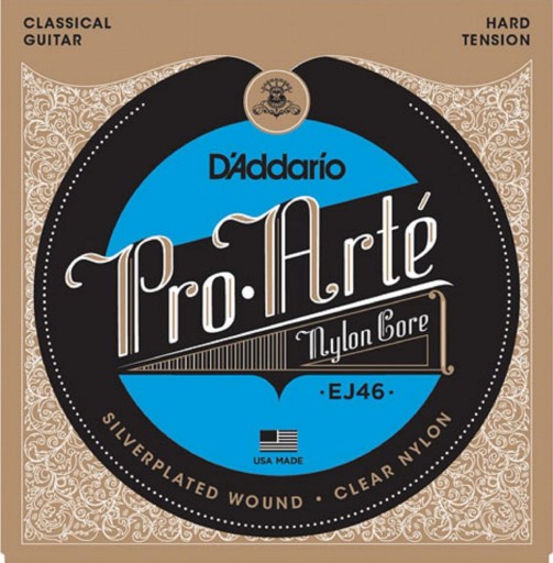 D'Addario EJ46 struny klasyk naciąg: HARD