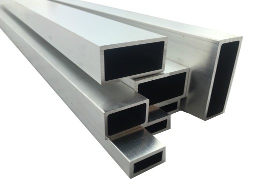 Aluminiowa rura prostokątna 40 x 25 x 2 długość 2m