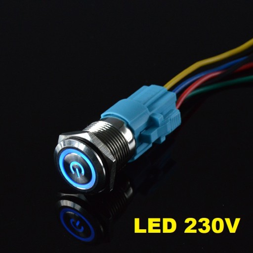 Przełącznik hermetyczny 250V 3A bistabilny 16 mm