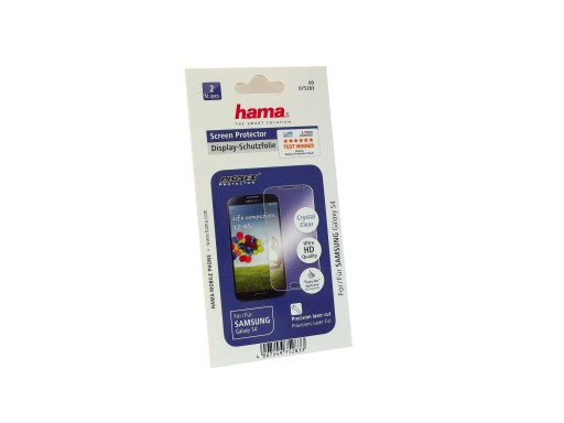 HAMA FOLIA OCHRONNA 2 SZT SAMSUNG GALAXY S4 (126)