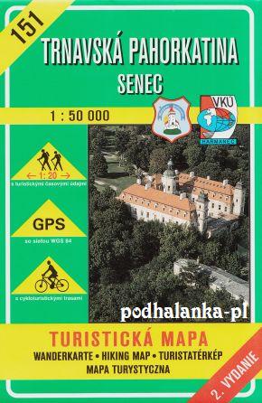 Trnavska Pahorkatina 151 mapa VKU Słowacja