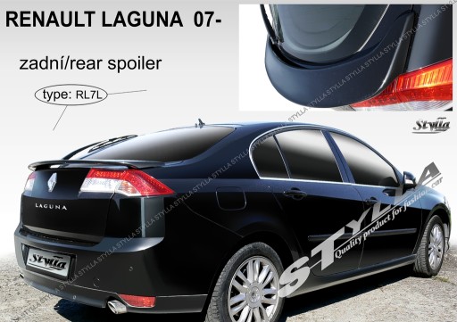 spoiler spojler do Renault Laguna lfb MK3 10/2007-