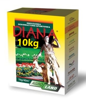 AgroLand NASIONA trawy TRAWA DIANA 10kg OZDOBNA PRZYDOMOWA do pobiegania
