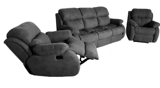 Zestaw 3+1+1 KAOS RELAX Sofa + 2 fotele tkanina PL