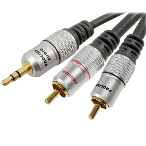 KABEL mini JACK 3.5 - 2RCA PROLINK EXCLUSIVE 3m