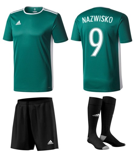 STRÓJ PIŁKARSKI ADIDAS 10 KOLORÓW TWÓJ NADRUK XL