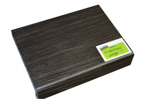 PARAPET WEWNĘTRZNY KOMOROWY PCV WENGE 25 CM