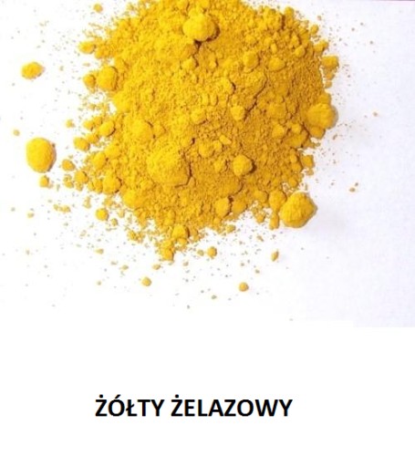 ŻÓŁTY ŻELAZOWY BARWNIK DO KOSTKI BRUKOWEJ FARBA