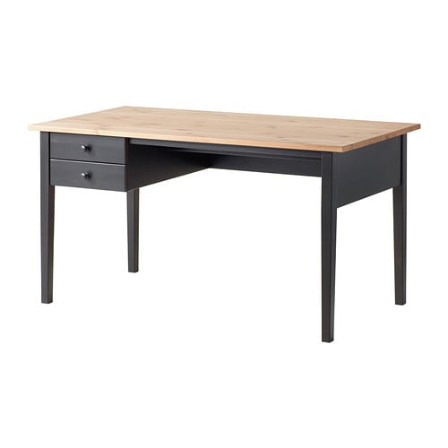 IKEA ARKELSTORP biurko 140x70 cm SOSNA CZARNY