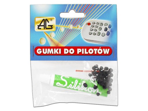 GUMKI PRZEWODZĄCE DO PILOTÓW KALKULATORÓW Z KLEJEM