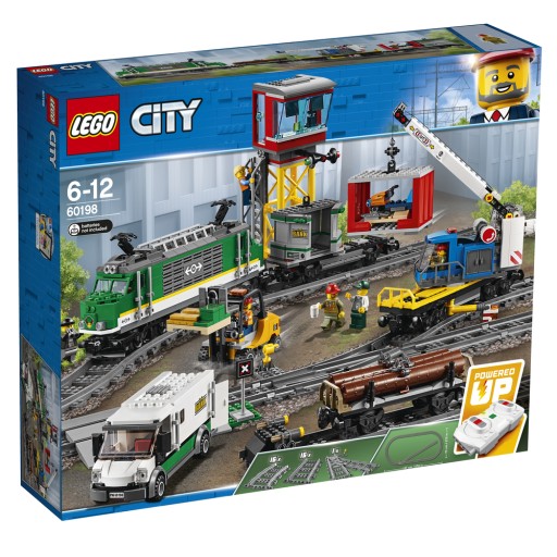 KLOCKI LEGO CITY TRAINS POCIĄG TOWAROWY 60198