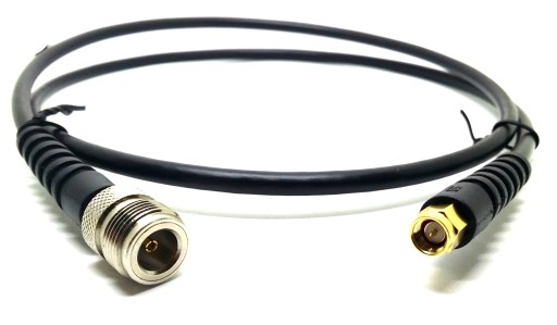 Kabel przyłącze przedłużacz H155 do anten GSM LTE wtyk SMA gniazdo N 4m