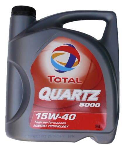 TOTAL QUARTZ 5000 15W/40 5 L