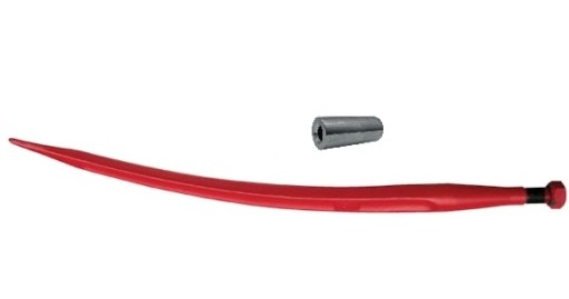 ZĄB WYGIĘTY ŁADOWACZA TUR WIDŁY KUTE 680 MM+TULEJA