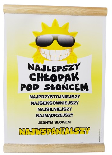 ŚWIETNY Dyplom dla Super Chłopaka - Dzień Chłopaka