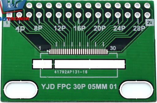 Płytka drukowana FPC/FFC 30pin 0,5mm_______PCB-110