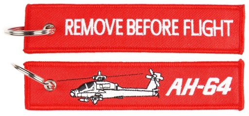 Brelok / Zawieszka REMOVE BEFORE FLIGHT AH-64