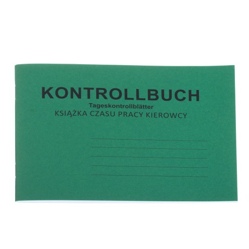 Książka czasu pracy kierowcy KONTROLLBUCH PL DE