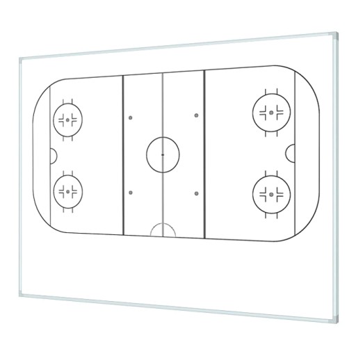 Boisko magnetyczne do hokeja na lodzie 120x100cm