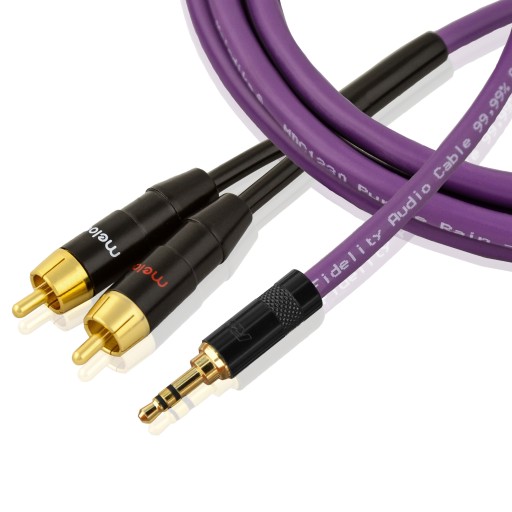 PRZEWÓD JACK 3.5 - 2RCA KABEL MELODIKA CINCH 5m