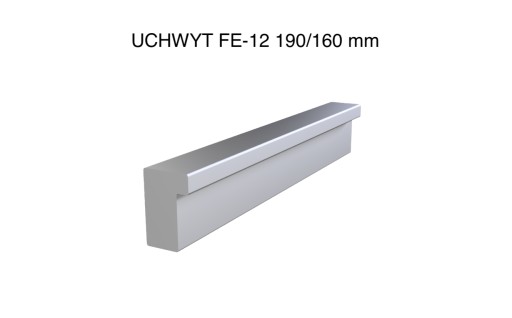 UCHWYT MEBLOWY DO MEBLI ALUMINIUM FE-12 190/160 mm