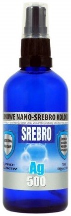 NANO SREBRO KOLOIDALNE W SPRAYU 100ML Ag 500