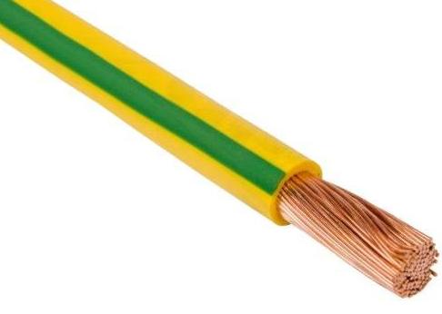 Przewód linka LGY 1x4 mm², żółto-zielony , 450/750V