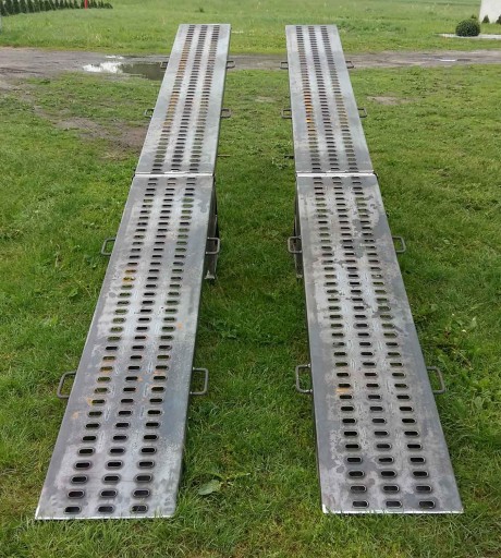 Najazdy łączone ALUMINIOWE 4000x370x110mm 3,5t. PL