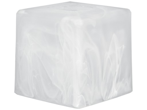 KLOSZ kwadrat oprawka E27 DO LAMP 10x10 cm szklany