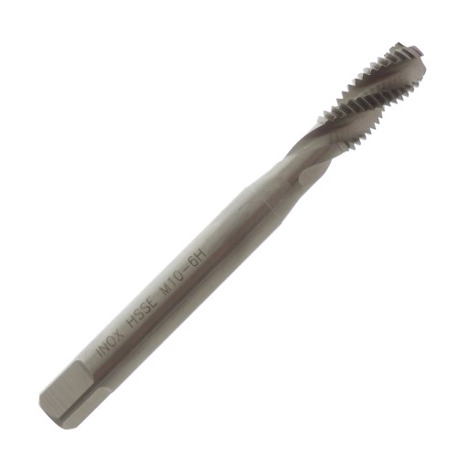 GWINTOWNIK MASZYNOWY SKRĘTNY HSSE INOX M10 KOBALT