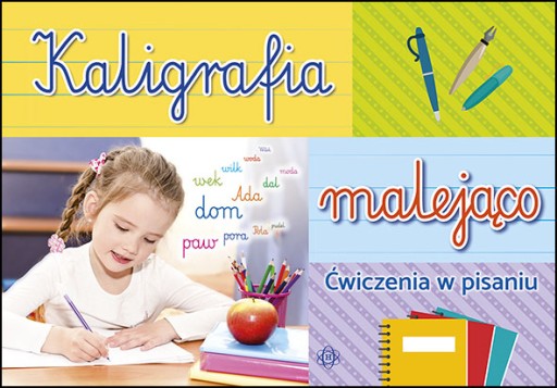 KALIGRAFIA malejąco szlaczki pisanie literowanie