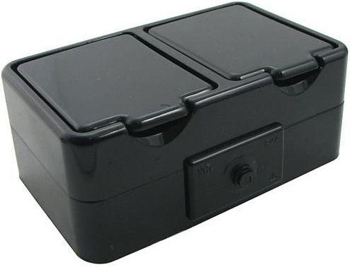 SCHNEIDER CEDAR CZARNE GNIAZDO NT Z/U Z KLAPKĄ IP44 NT230H05
