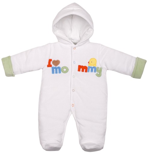 KOMBINEZON NIEMOWLĘCY WELURKOWY 56-62 CM (0-3M)