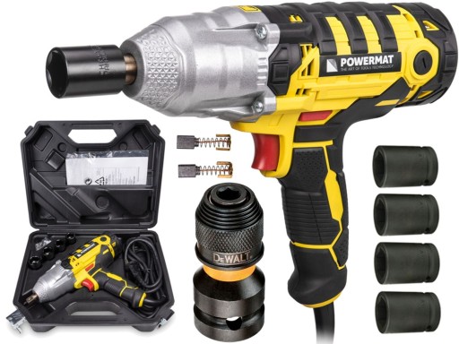 UDAROWY KLUCZ ELEKTRYCZNY 2000W 720Nm SIŁA DeWalt+